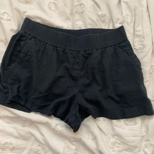 A New Day Black Linen Shorts